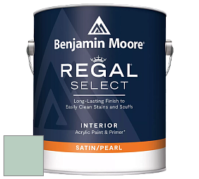 Benjamin Moore 550 Regal Select Waterborne Interior Pearl Finish краска цвет 639 Let It Rain