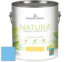 Benjamin Moore 512 Natura Interior Flat Finish матовая краска цвет 2066-50 True Blue