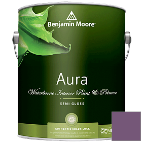 Краска Aura Waterborne Interior Semi-gloss Finish (528) цвет 2073-30 Passion Plum