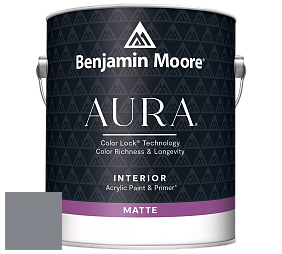 Benjamin Moore Aura 522 Interior Paint - Matte краска цвет NCS S 5005-R80B 