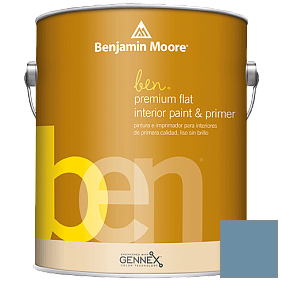 Краска Ben Premium Interior Latex Flat (W625) цвет 839 Old Blue Jeans