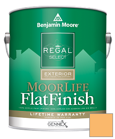 Краска Regal Select Exterior Paint-MoorLife Flat Finish (W105) цвет 2017-40 Sweet Orange