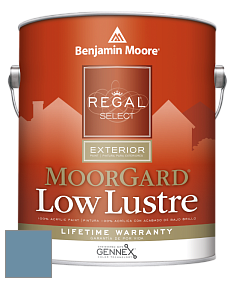 Benjamin Moore W103 Regal Select Exterior Paint-MoorGard Low Lustre Finish краска цвет 839 Old Blue Jeans