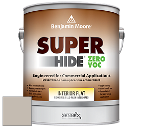 Benjamin Moore 355 Super Hide Zero Voc Interior Flat краска цвет 861 Shale