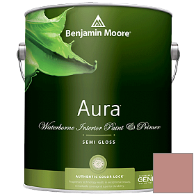 Краска Aura Waterborne Interior Semi-gloss Finish (528) цвет 2173-40 Antique Rose