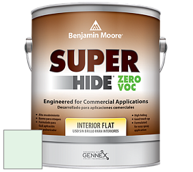 Benjamin Moore 355 Super Hide Zero Voc Interior Flat краска цвет 2036-70 CrÃ¨me de Mint