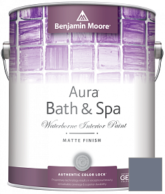 Краска Benjamin Moore Aura Bath & Spa Interior Paint Matte Finish (532) цвет 1441 Amethyst Shadow