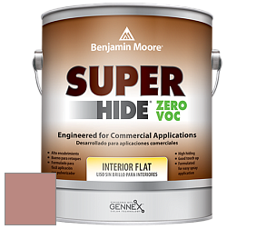 Benjamin Moore 355 Super Hide Zero Voc Interior Flat краска цвет 2094-40 Soft Cranberry