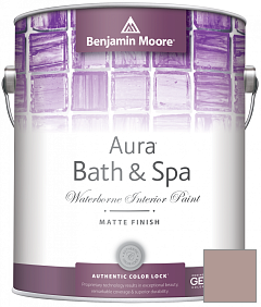 Краска Benjamin Moore Aura Bath & Spa Interior Paint Matte Finish (532) цвет 2110-40 Seaside Sand