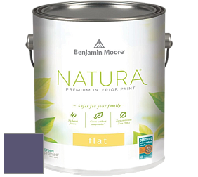 Benjamin Moore 512 Natura Interior Flat Finish матовая краска цвет 2070-30 Dark Lilac