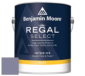 Benjamin Moore 547 Regal Select Waterborne Interior Flat Finish краска цвет NCS S 4020-R60B 
