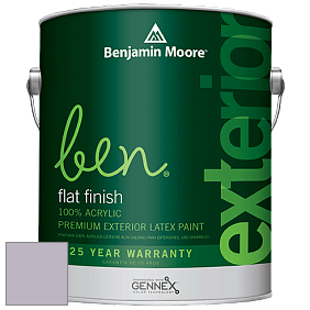 Benjamin Moore Ben 541 Waterborne Exterior Flat Finish краска цвет 2116-50 African Violet