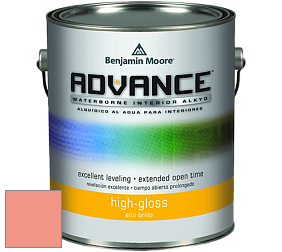 Benjamin Moore 794 Advance Interior Paint-High Gloss глянцевая алкидная эмаль цвет 2013-40 Dusk Pink