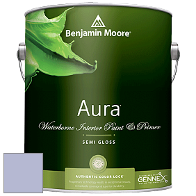 Benjamin Moore Aura 528 Waterborne Interior Semi-gloss Finish краска цвет 2069-50 Blue Orchid