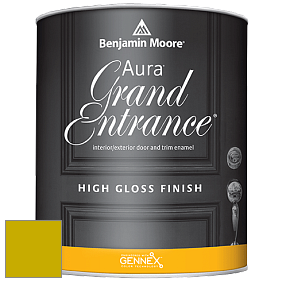 Benjamin Moore Aura 148 Grand Entrance High Gloss эмаль цвет 2024-10 Chartreuse