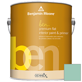 Краска Ben Premium Interior Latex Flat (W625) цвет 620 Key Largo Green