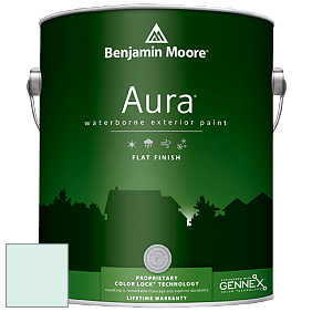 Benjamin Moore Aura 629 Waterborne Exterior Flat Finish краска цвет 2049-70 Icing on the Cake