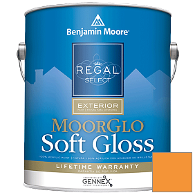 Краска Regal Select Exterior Paint-Moor GloSoft Gloss Finish (W096) цвет 2017-30 Tangelo