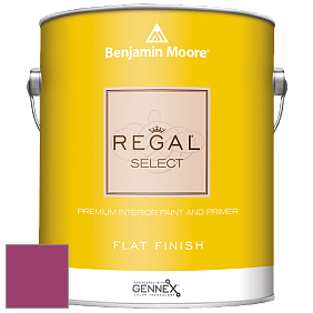 Benjamin Moore 547 Regal Select Waterborne Interior Flat Finish краска цвет 2077-20 Gypsy Pink