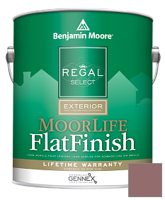 Краска Regal Select Exterior Paint-MoorLife Flat Finish (W105) цвет HC-62 BM HC-62