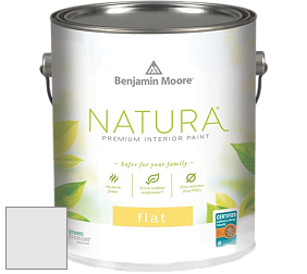 Benjamin Moore 512 Natura Interior Flat Finish матовая краска цвет 2116-70 Mirage White