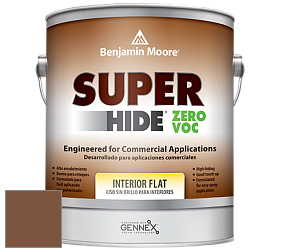 Benjamin Moore 355 Super Hide Zero Voc Interior Flat краска цвет AF-240 