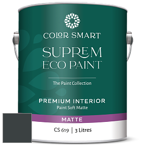 COLOR SMART CS 619 SUPREM ECO PAINT матовая краска цвет NCS S 8505-B20G 