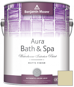 Краска Benjamin Moore Aura Bath & Spa Interior Paint Matte Finish (532) цвет 527 Warren Acres