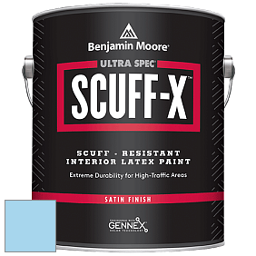Benjamin Moore 486 Ultra Spec SCUFF-X Interior Satin Finish краска цвет 2065-60 Caribbean Coast