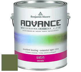 Benjamin Moore 792 Advance Interior Paint-Satin эмаль цвет NCS S 5040-G40Y 