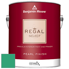 Benjamin Moore 550 Regal Select Waterborne Interior Pearl Finish краска цвет 2042-30 Hummingbird Green