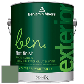 Benjamin Moore Ben 541 Waterborne Exterior Flat Finish краска цвет HC-127 BM HC-127