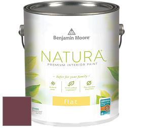 Benjamin Moore 512 Natura Interior Flat Finish матовая краска цвет 2083-10 Raisin Torte