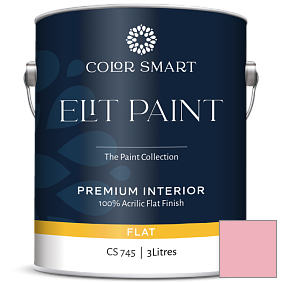 Краска COLOR SMART CS 745 ELIT PAINT глубокоматовая моющаяся краска цвет 1333 Romance
