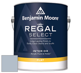 Benjamin Moore 547 Regal Select Waterborne Interior Flat Finish краска цвет NCS S 2010-R80B 