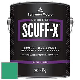 Benjamin Moore 484 Ultra Spec SCUFF-X Interior Matte Finish краска цвет 2042-30 Hummingbird Green