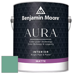 Benjamin Moore Aura 522 Interior Paint - Matte краска цвет 2040-40 Summer Basket Green
