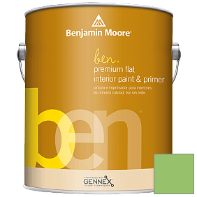 Краска Benjamin Moore Ben W625 Premium Interior Latex Flat краска цвет 558 Killala Green