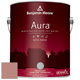 Benjamin Moore Aura 631 Waterborne Exterior Satin Finish краска цвет 2094-40 Soft Cranberry