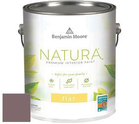 Benjamin Moore 512 Natura Interior Flat Finish матовая краска цвет 1252 Mink Violet