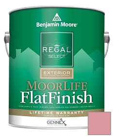 Краска Regal Select Exterior Paint-MoorLife Flat Finish (W105) цвет 1284 Secret Garden