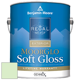 Benjamin Moore W096 Regal Select Exterior Paint-Moor GloSoft Gloss Finish краска цвет 2032-60 Citra Lime