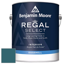 Benjamin Moore 549 Regal Select Waterborne Interior Eggshell Finish краска цвет 728 Bermuda Turquoise