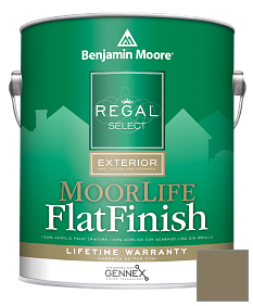 Краска Regal Select Exterior Paint-MoorLife Flat Finish (W105) цвет 1512 Pining for You