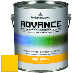 Benjamin Moore 794 Advance Interior Paint-High Gloss глянцевая алкидная эмаль цвет 2022-20 Sun Kissed Yellow