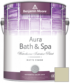 Краска Benjamin Moore Aura Bath & Spa Interior Paint Matte Finish (532) цвет 500 Maidenhair Fern