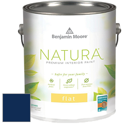 Benjamin Moore 512 Natura Interior Flat Finish матовая краска цвет RAL 5026 