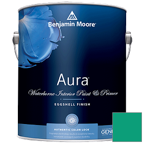Краска Aura Waterborne Interior Eggshell Finish (524) цвет 2046-30 Cayman Lagoon