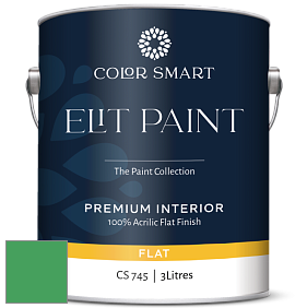 COLOR SMART CS 745 ELIT PAINT глубокоматовая моющаяся краска цвет 2037-30 Kelly Green