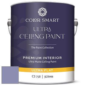 COLOR SMART CS 758 ULTRA CEILING PAINT ультраматовая краска цвет NCS S 3030-R60B 